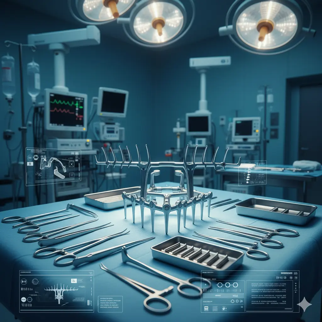 Instrumental para abordaje anterior de columna - ZIBAMED